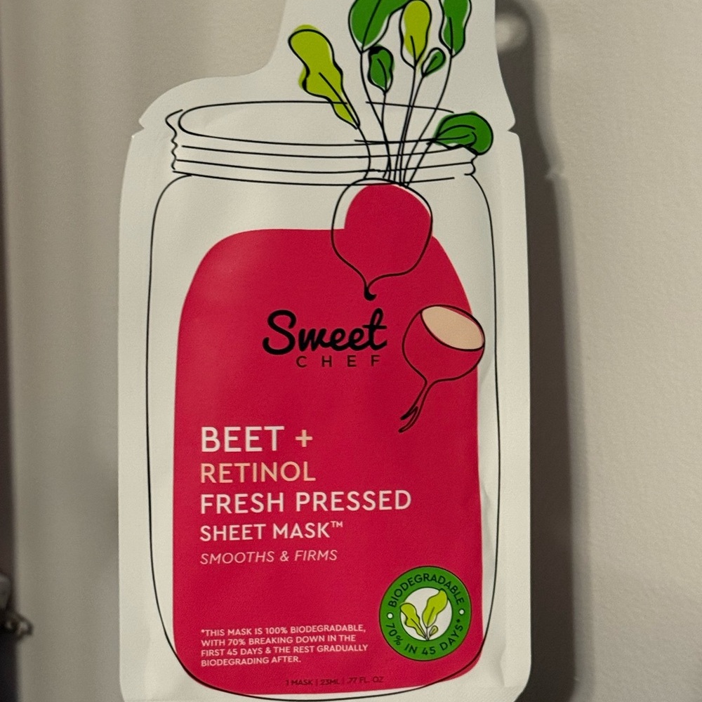 Beet + Retinol Fresh Pressed Sheet Mask